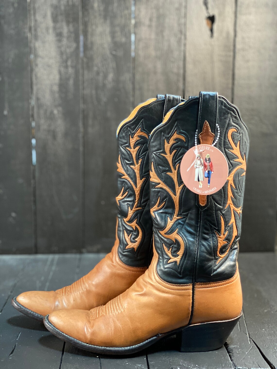 Size 7.5 lucchese lucchese boots pointed toe boots womens Etsy