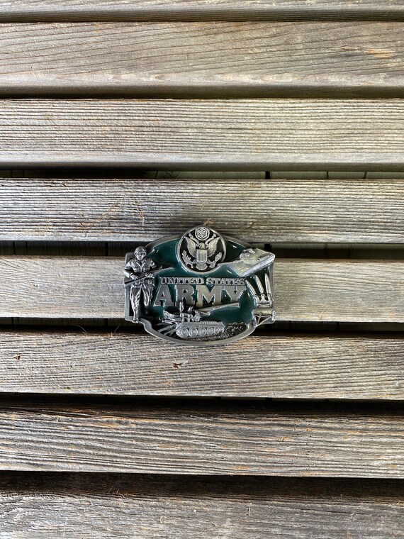 Us Army Belt Buckle Us Hero Belt Buckle Veterans Belt Etsy
