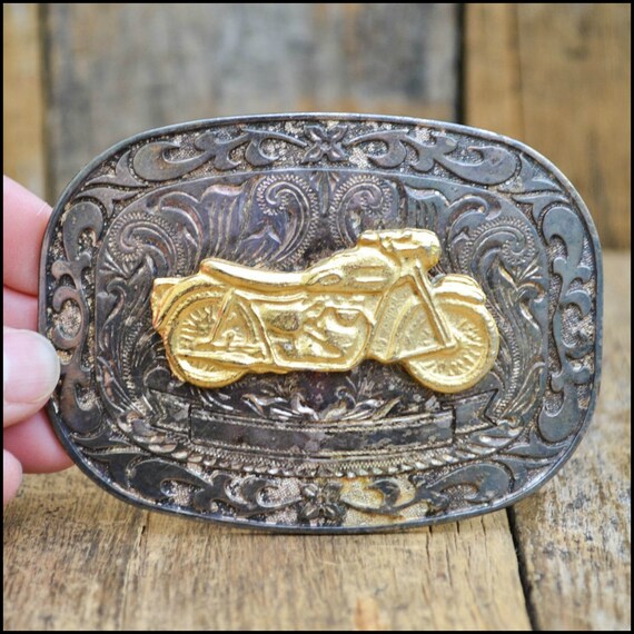 biker belt buckle