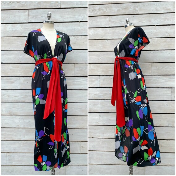small, wrap dress, summer dress, hawaiian dress, F