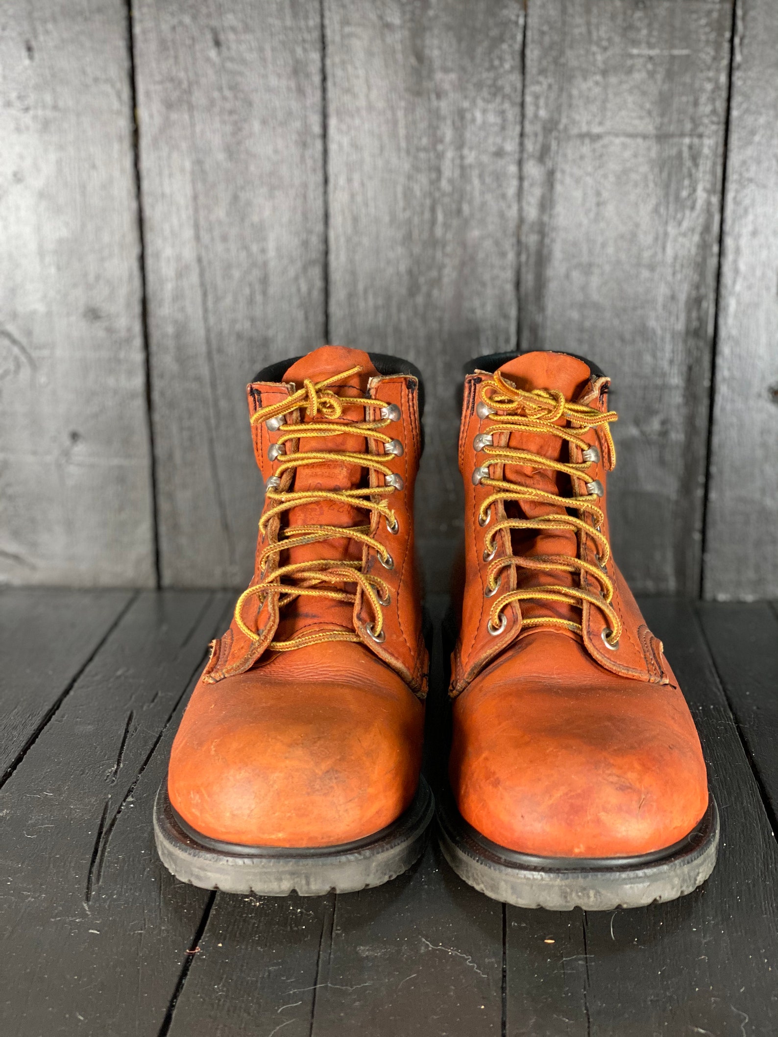 Size 10 red wing work boots mens hiking boots vintage Etsy