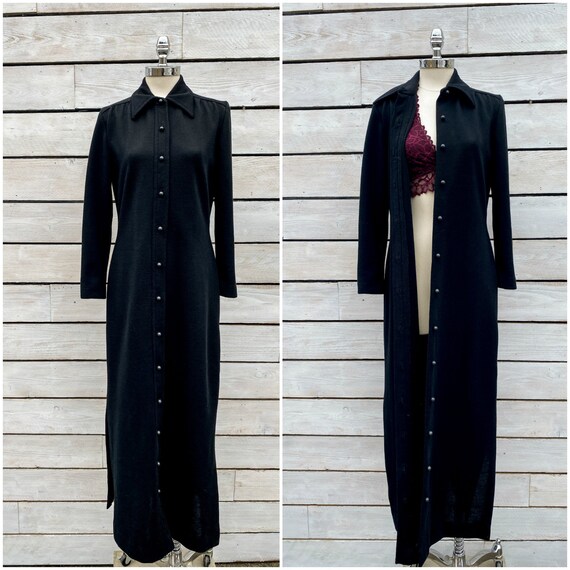 small, vintage duster, 1970s duster, FREE USA SHIP
