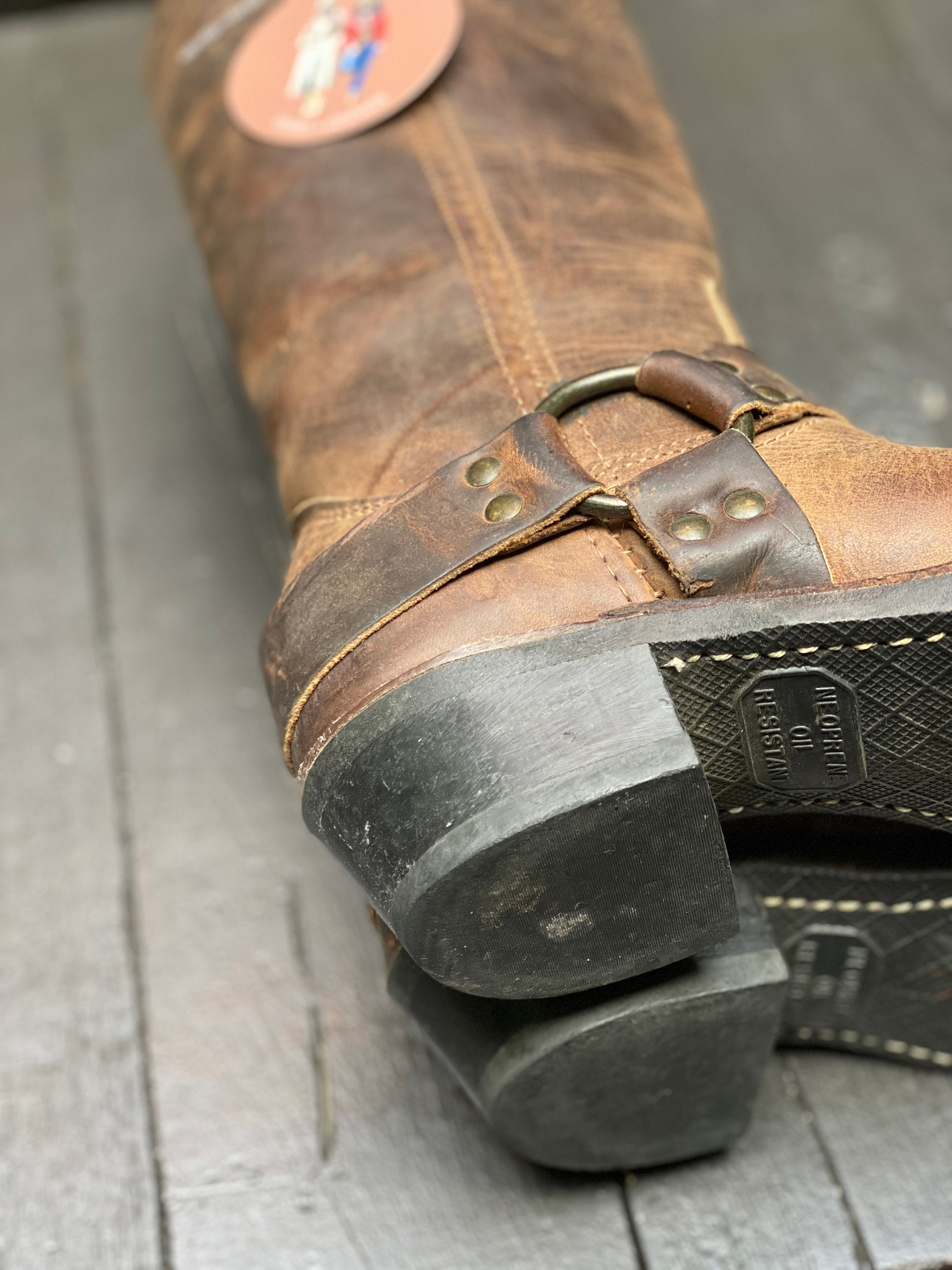 Womens Us 6.5 Vintage Frye Boots Square Toe Boots Womens 