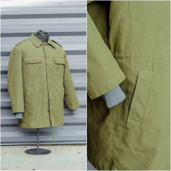 large, military jacket, korean army jacket, us arm