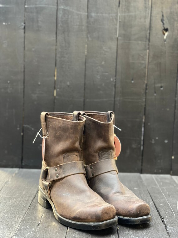 Mens Us 9.5 Frye Boot Harness Boots Mens Western Boots Frye