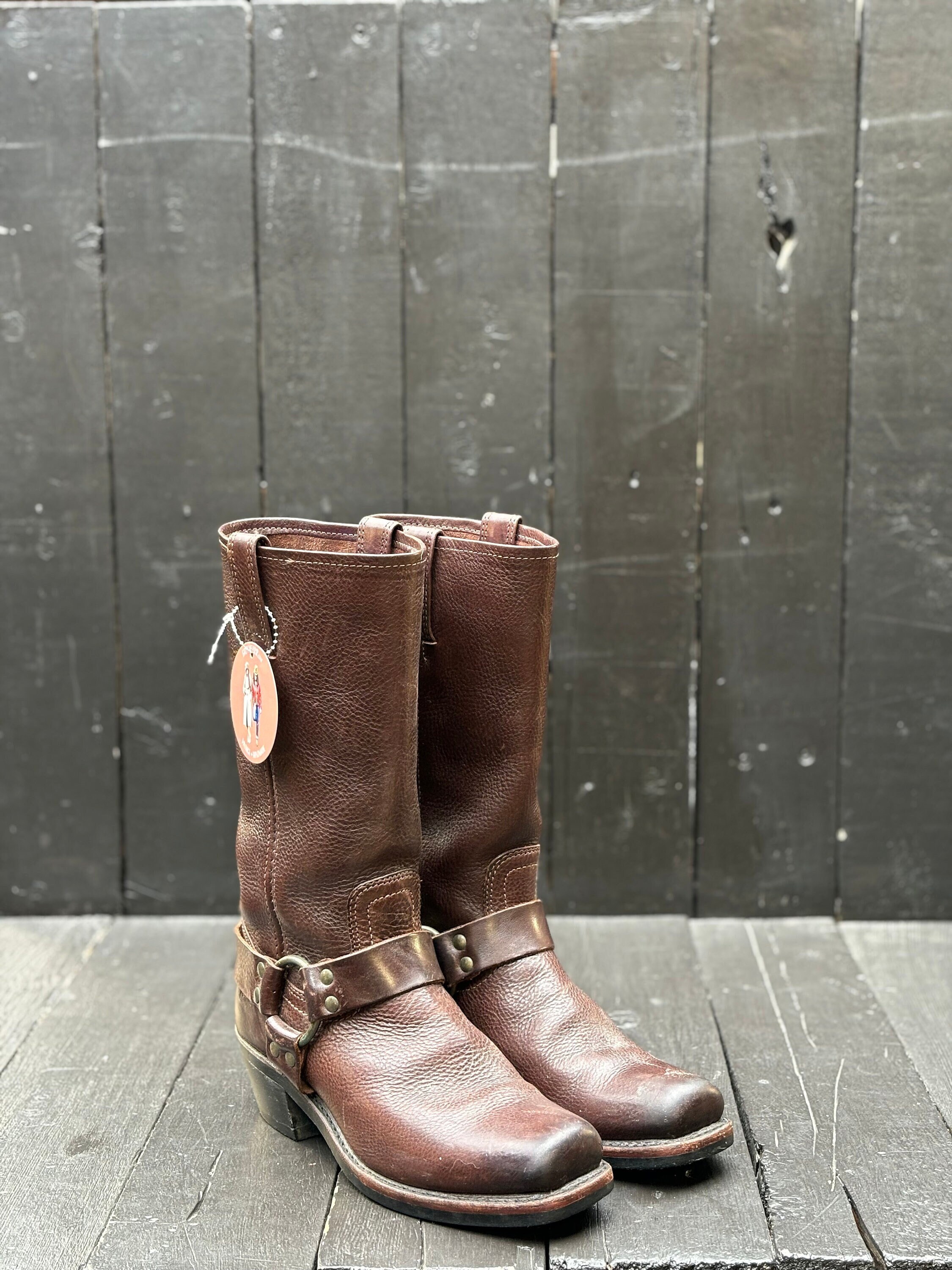Frye harness boots women hot sale