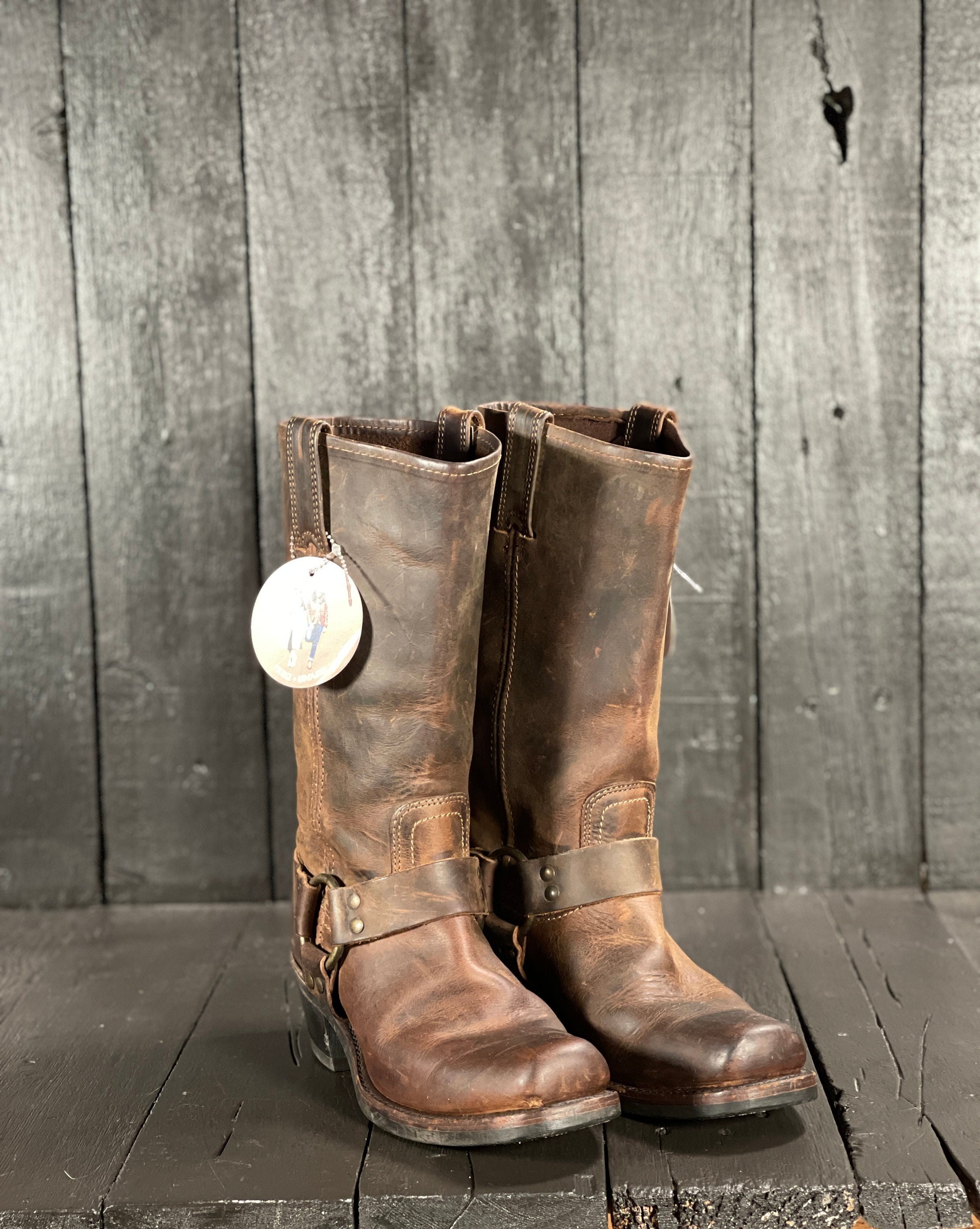 frye square toe boots