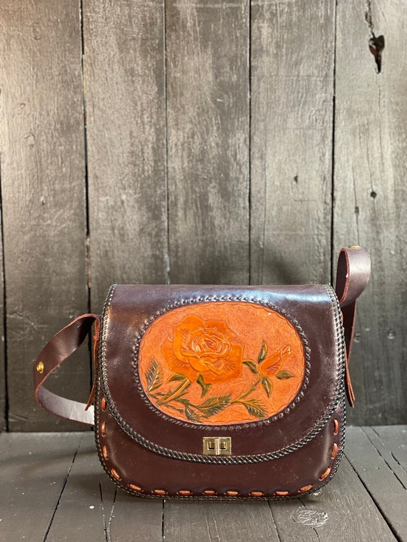 Cowgirl Purse Western Purse Vintage Western Bag Brown Etsy