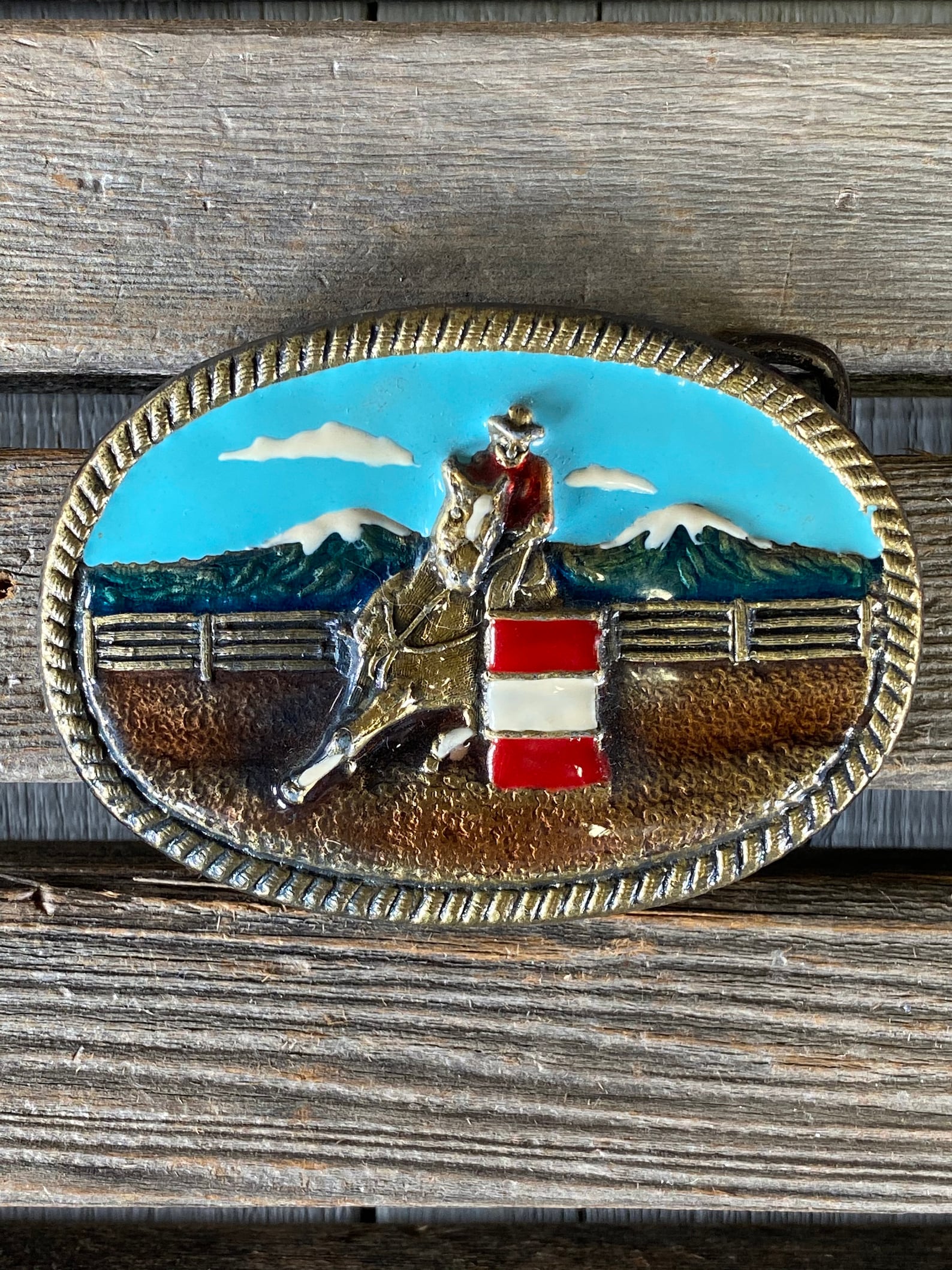 Barrel racing buckle rodeo belt buckle barrel racer buckle Etsy