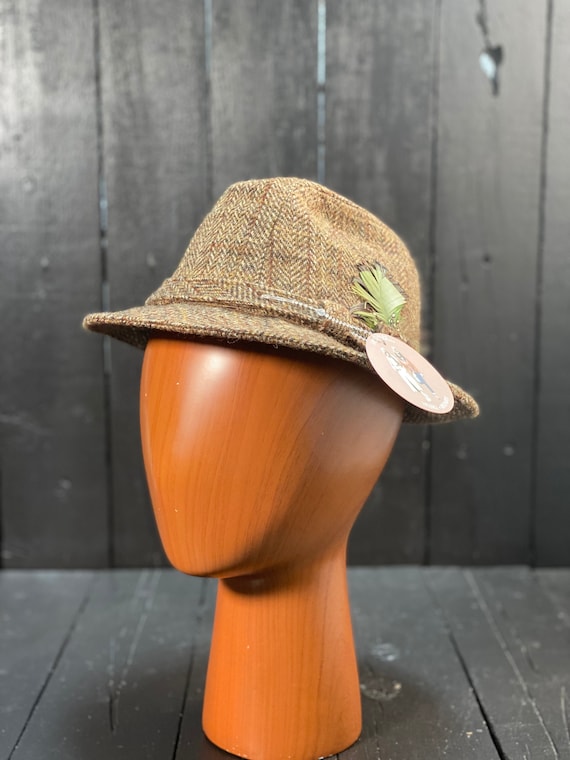 ORVIS Wool Fedora Hat Sz M Packable The Original Lite Felt Water Repellent  green 