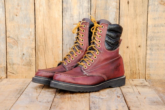 vintage work boots