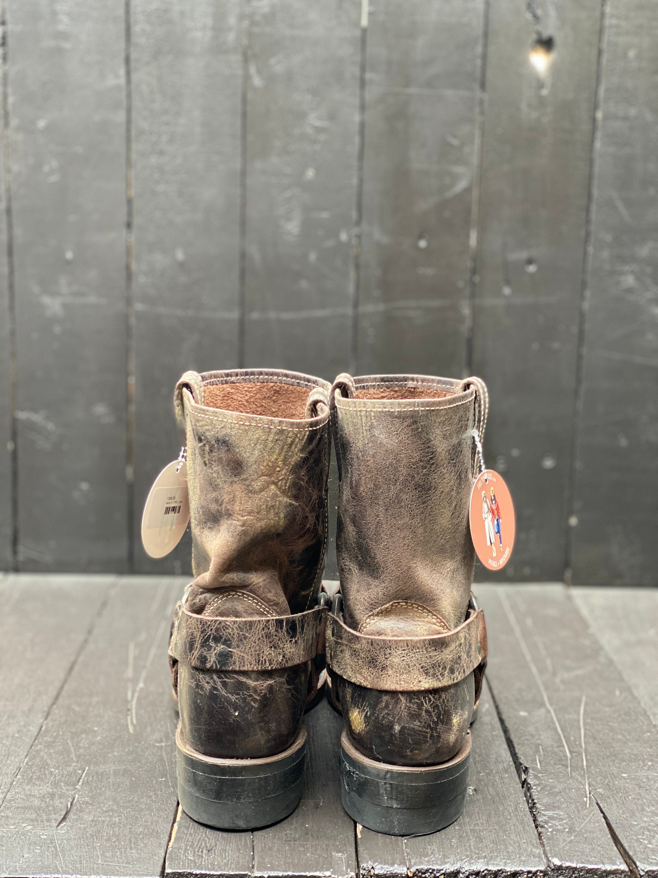 Frye shearling boots mens discount