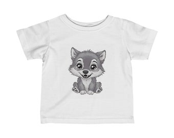 Toddler T-shirt - A Unique Baby Wolf Shirt For Your Unique Baby