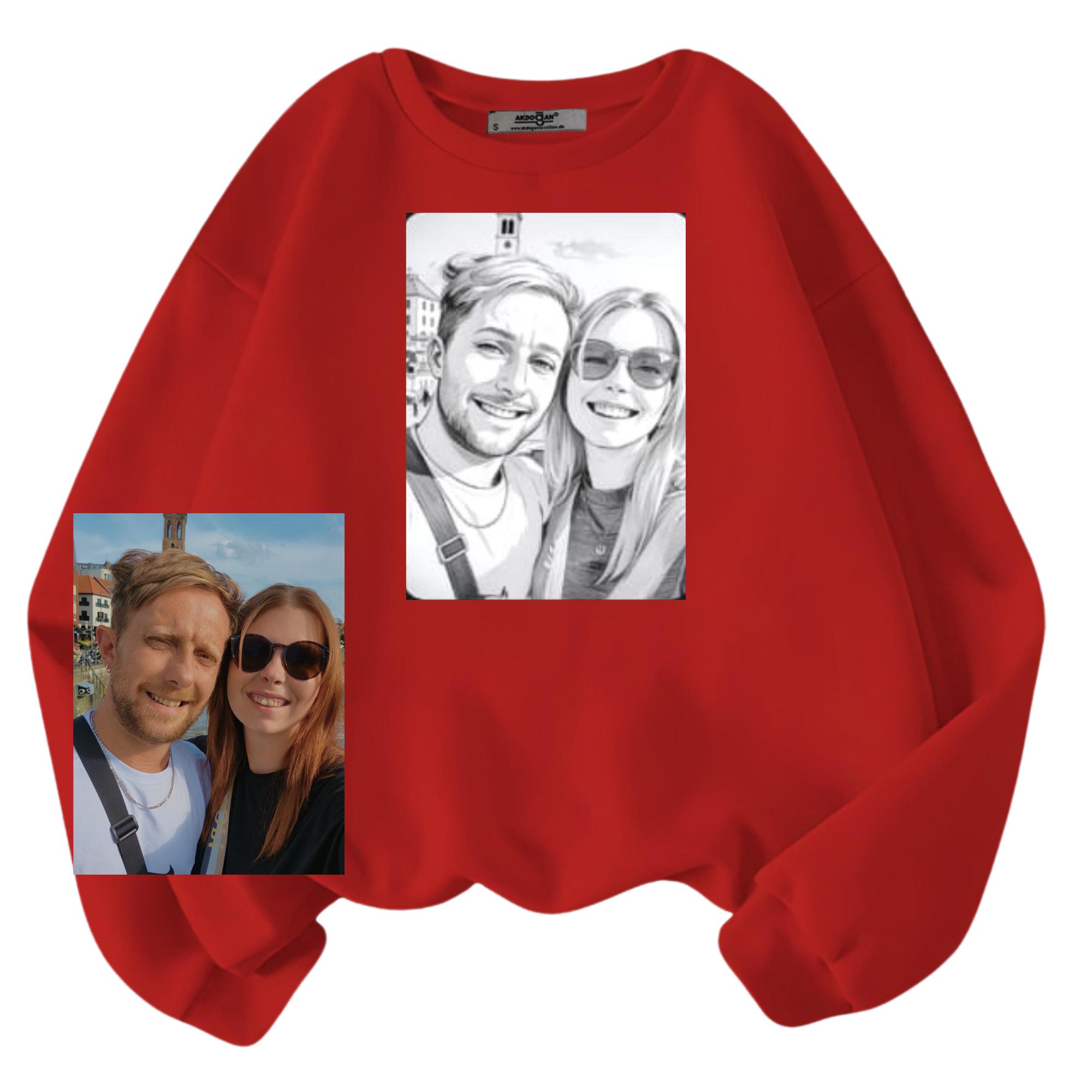 Custom Embroidered Roman Numeral Sweatshirt, Couple Shirt Initial On Sleeve, Anniversary Year, Personalized Date Hoodie, Valentines Day Gift