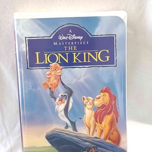 VHS Disney&#39;s Lion King 1995 Masterpiece Collection Tape 2977 Children&#39;s Story Award Winner Set in Africa