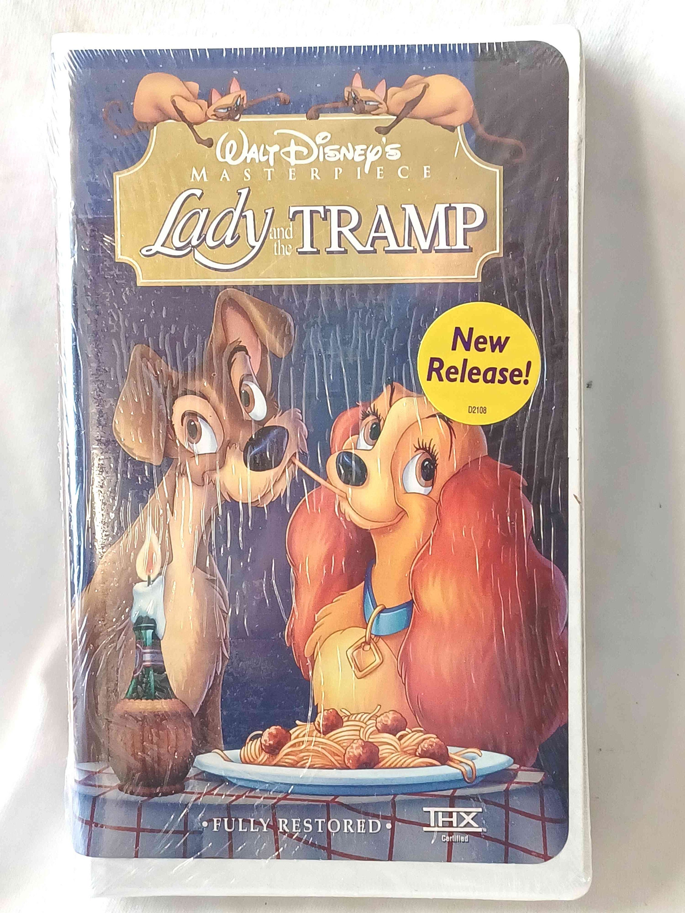 VHS (factory Sealed): Lady and the Tramp, Disney Masterpiece