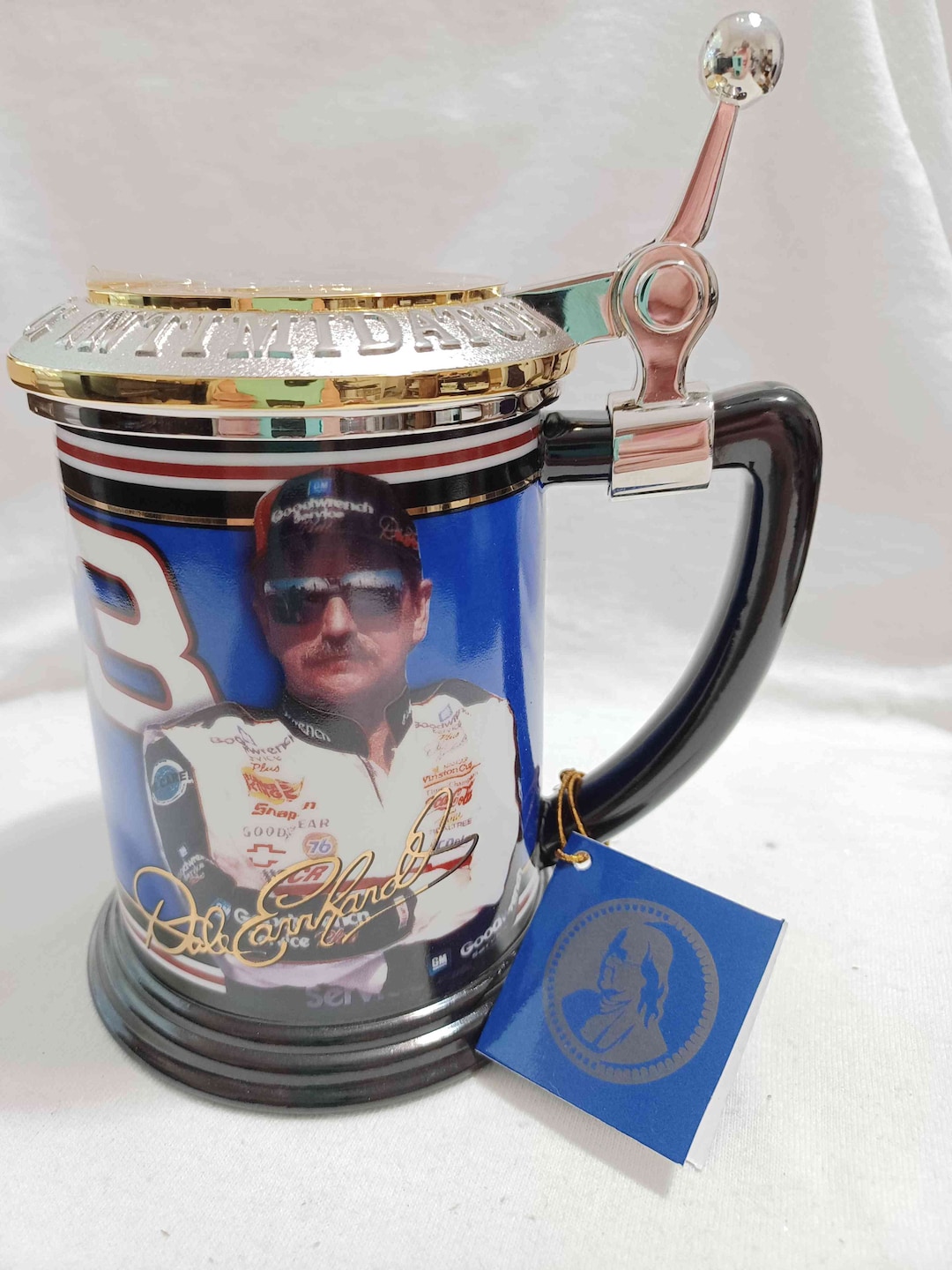 Dale Earnhardt Beer Stein – Vintage Franklin Mint Collector