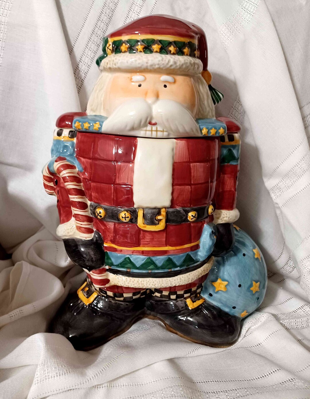 Christmas Nutcracker Cookie Jar From Debbie Mumm's Nutcrackers