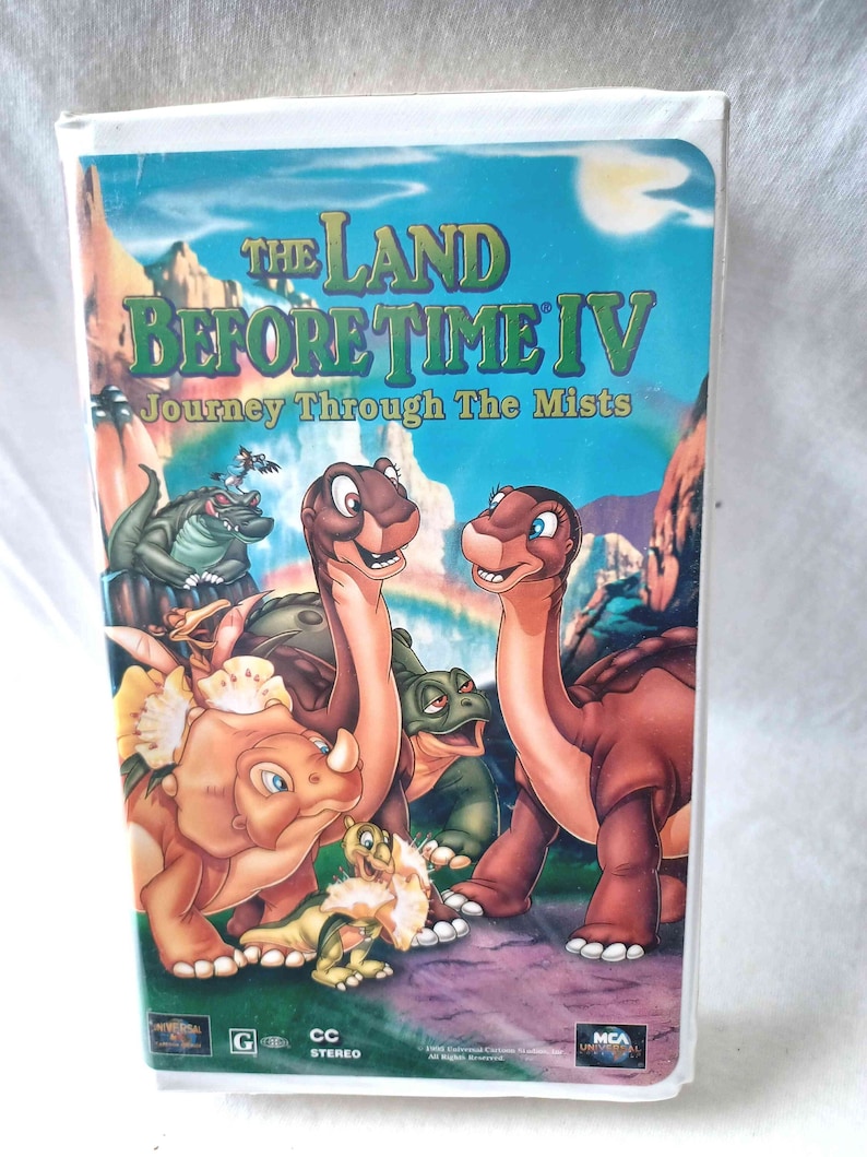 VHS Land Before Time IV Journey Through the Mists 1995 82396 - Etsy