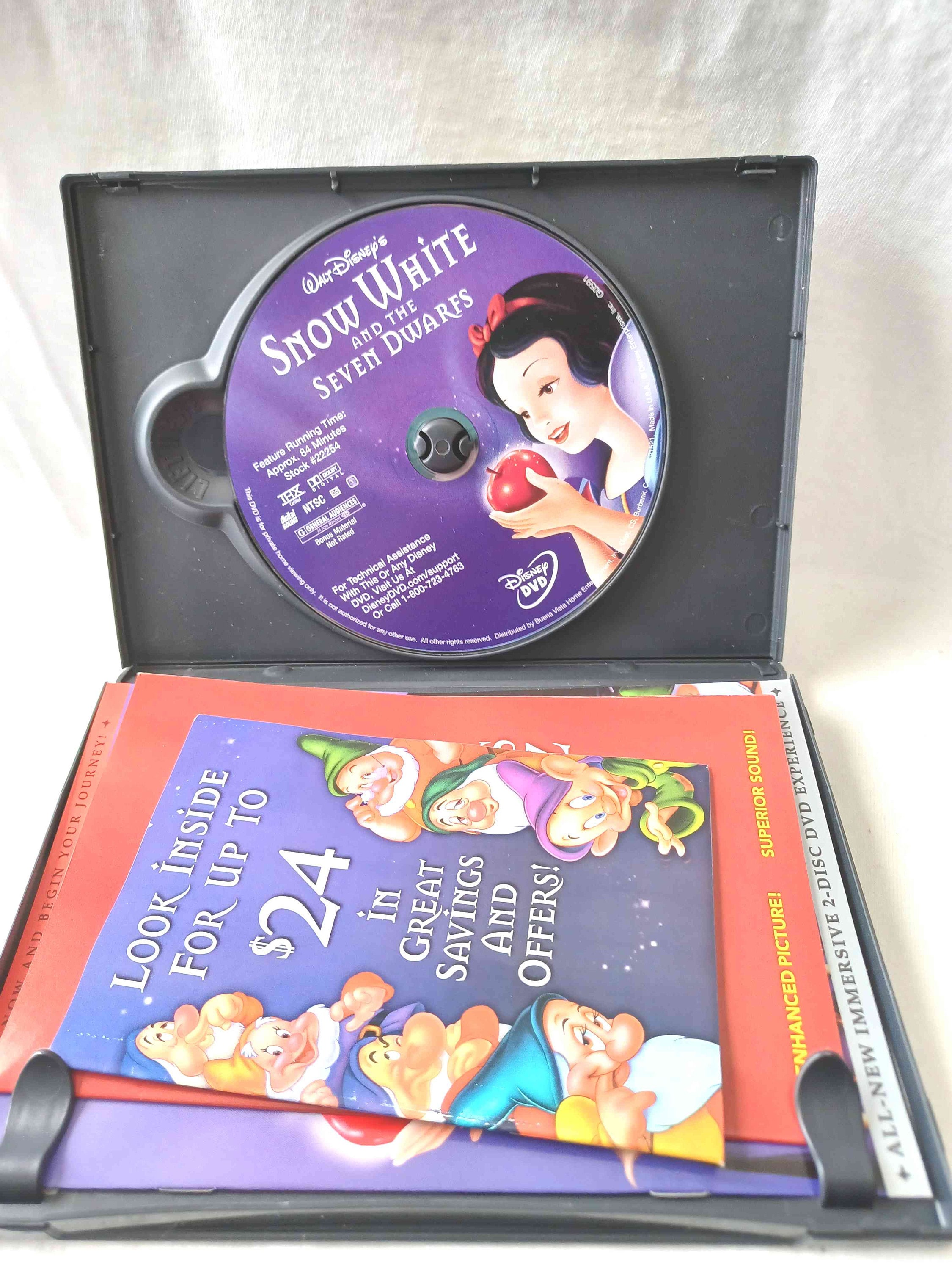 Disney - DVD.ディズニー Disney's Snow White and the Seven Dwarfs DVD 2001 Platinum