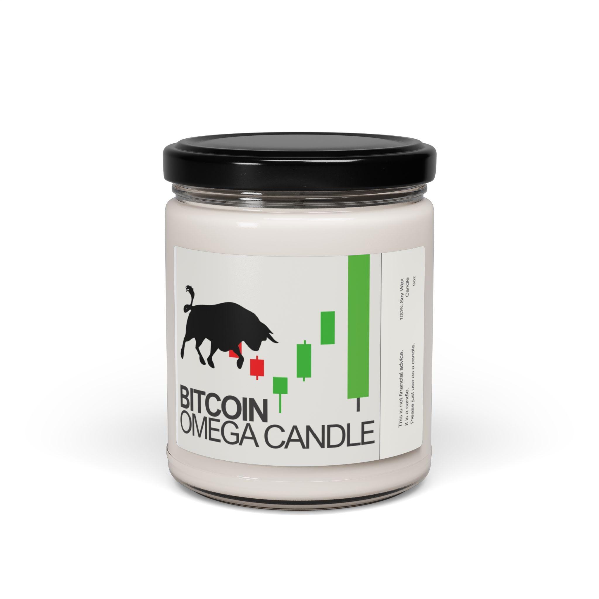 Bitcoin Omega Candle - Soy Wax Candle - BTC Accessory - Etsy
