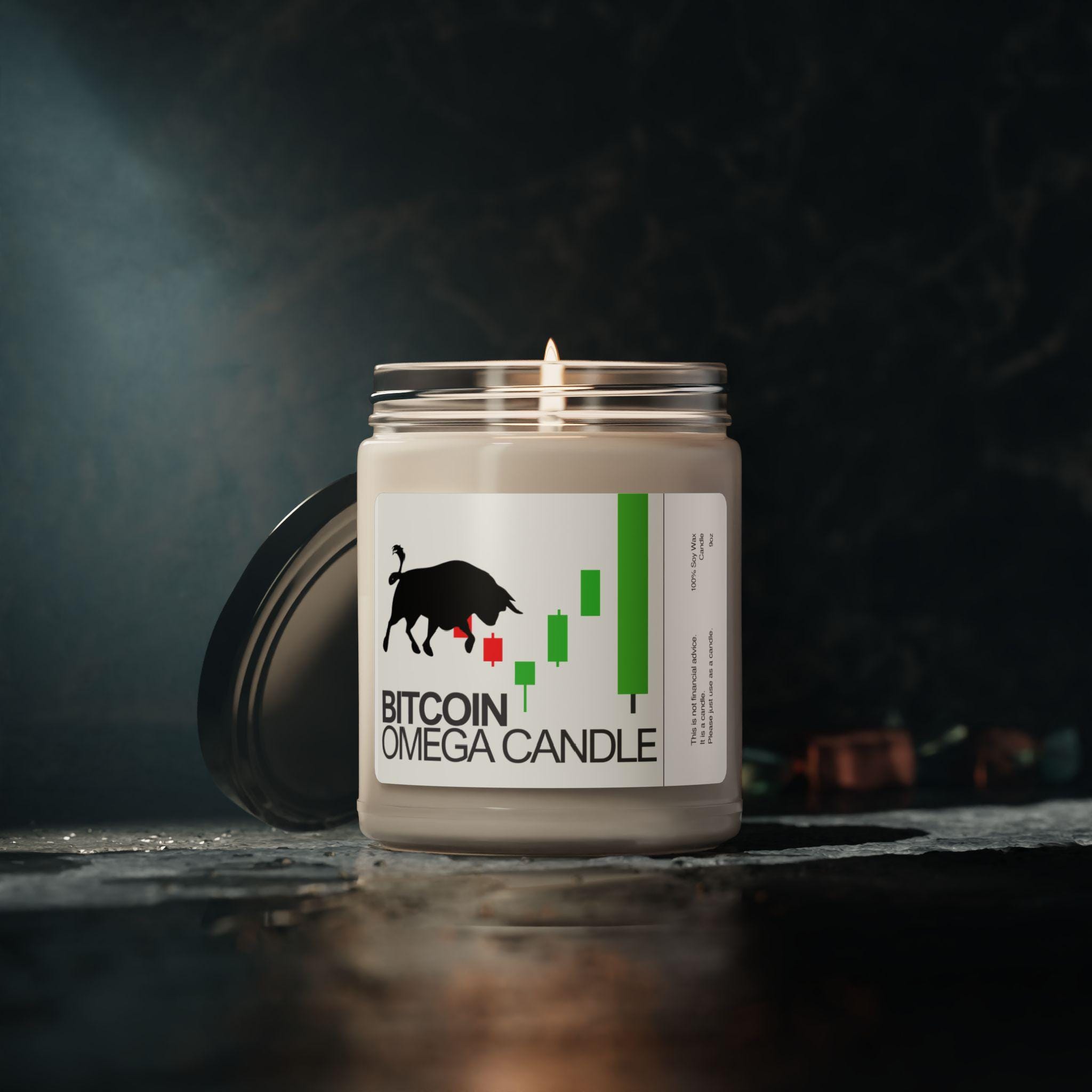 Bitcoin Omega Candle - Soja Wachs Kerze - BTC Accessoire - Etsy.de