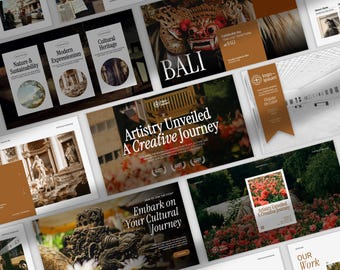 Artistry Exhibit Portfolio Presentation Template (Commercial License)