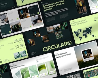 Environmental SaaS Startup Presentation – PowerPoint, Canva, Google Slides (30 Slides)