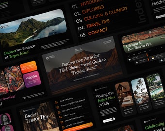 Paradise - Travel & Tourism Presentation Template (Personal License)