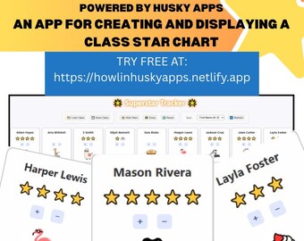 Star Tracker App - Digitale Ressourcen für das Studenten Punkte- und Belohnungssystem
