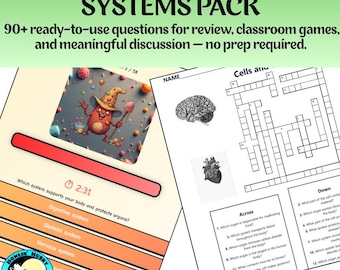 Organe, Zellen und Systeme Aktivitätspaket | Digitale Spiele, Mehrfachauswahl