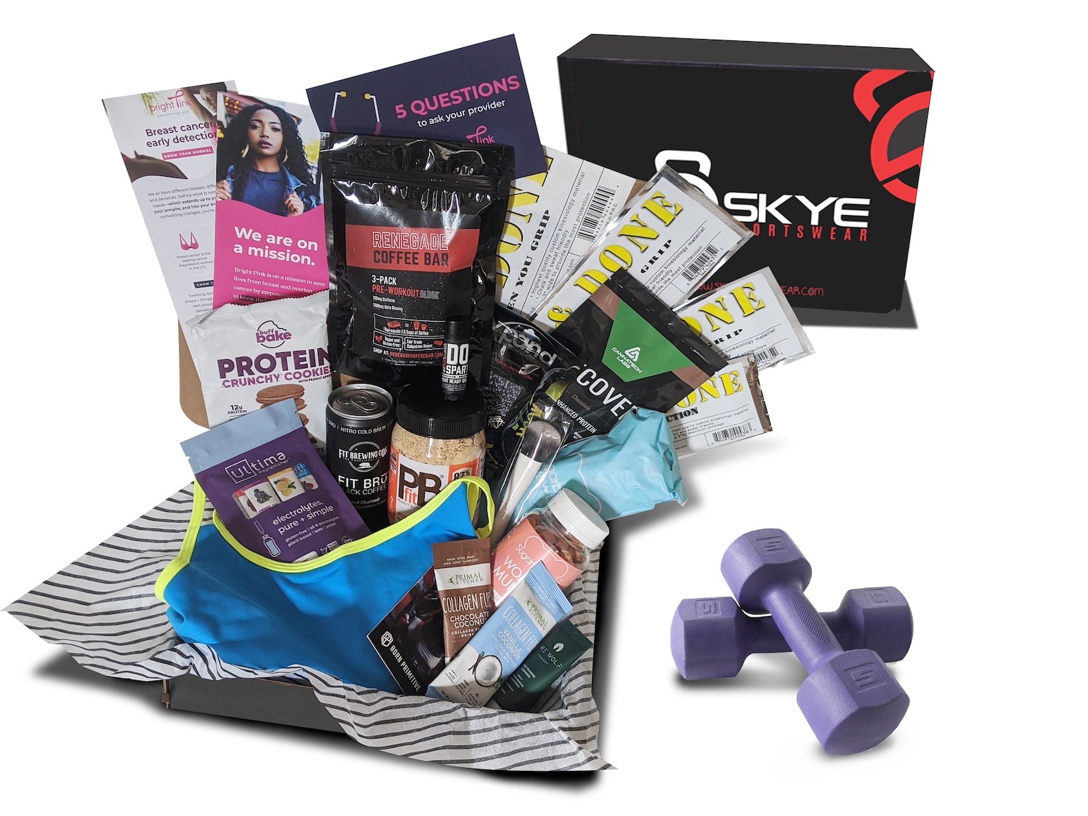 Women's Fitness Subscription Box Surprise Fitness Etsy