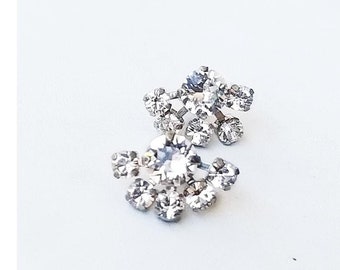 Swarovski crystal fancy stone stud  earrings with beautiful sparkling  clear crystal ,inspired by KONPLOTT