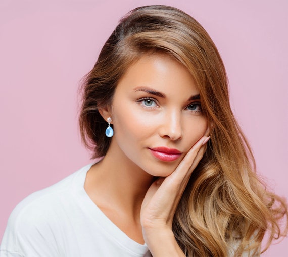 Buy Swarovski Crystal 18x13mm Fancy Pear Stone Stud Drop