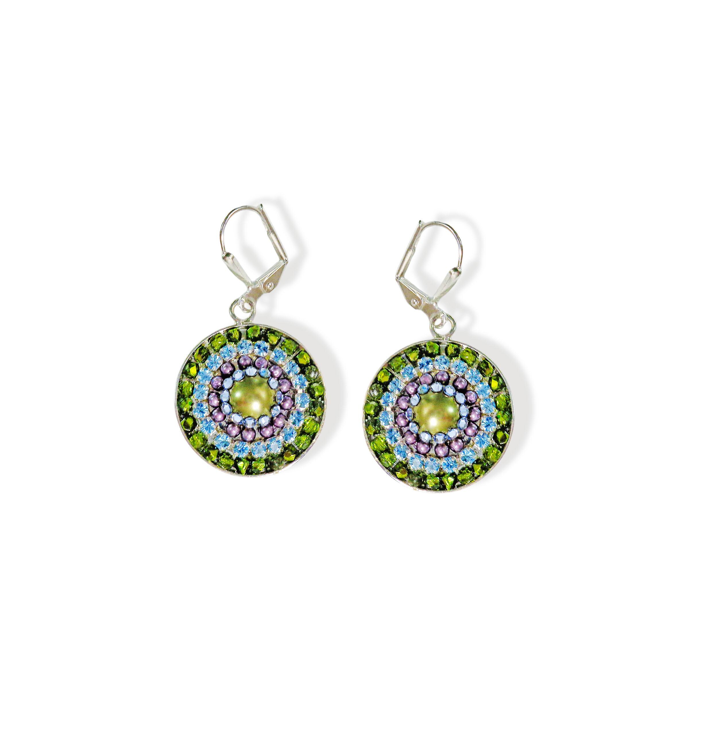 Boucles D'oreilles Goutte En Argent Sterling Zircone Ovale 6x4mm - Halo, Neuf