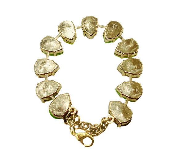 Swarovski tropical 2024 leaf bracelet