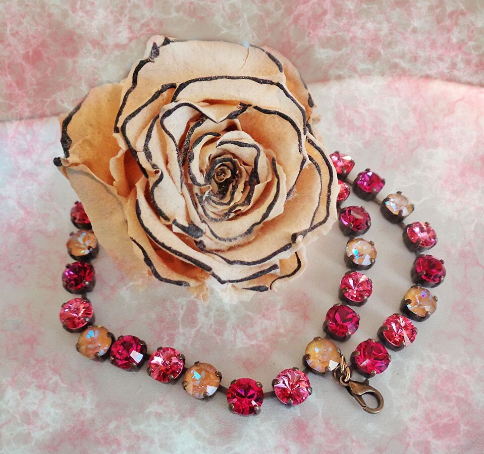 スワロフスキー　クリスタルテニス　ネックレス　チョーカー クリスタルテニスネックレス｜スワロフスキー