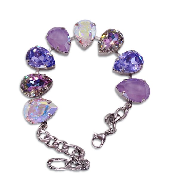 Swarovski sale amethyst bracelet
