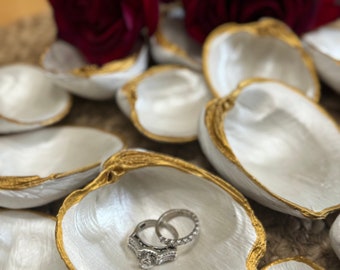 Unique Seashell Wedding (Bulk) Favors/Place Cards - Trinket/Jewelry/Ring Dish