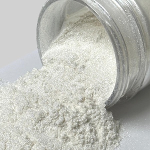 Pearl Mica Powder Pigment: Extra Bright White, Epoxy Resin, Soap & Candle Making (40g/1.4oz)