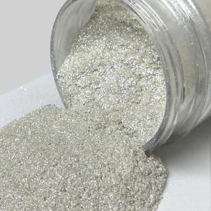 Thick White Pearl Mica Powder Pigment 40g (1.4 oz) - For Epoxy Resin, Arts, Crafts, Candle Making, Soap Making, Nail Polish