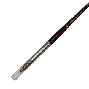 May include: A round-tipped paint brush with a dark burgundy handle and a silver ferrule. The brush is labeled "Pebeo FRANCE ART 10" and has the number "10" printed on the handle. A clear plastic cap protects the bristles.