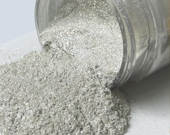 White Pearl Mica Powder Pigment (40g) – Epoxy Resin