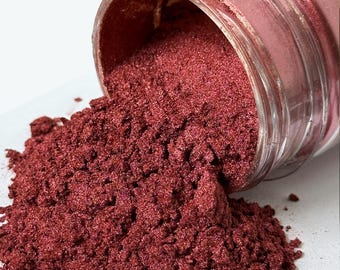 Red Pearl Mica Powder (40g): Shimmering Pigment for Epoxy Resin, Soap, and Crafts