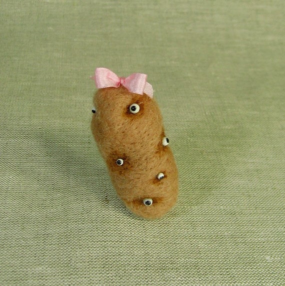 Potato Baby Boy OR Girl Toy for Dolls You Choose Bow and Etsy