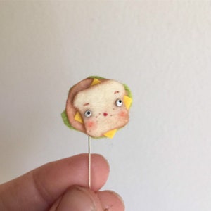 Smallest Teeny Tiny Sandwich, Felt Food MADE TO ORDER image 7