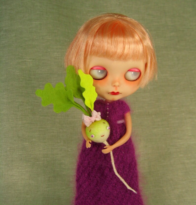 Happy Turnip Girl Anthropomorphic Toy for Dolls MADE TO ORDER Etsy
