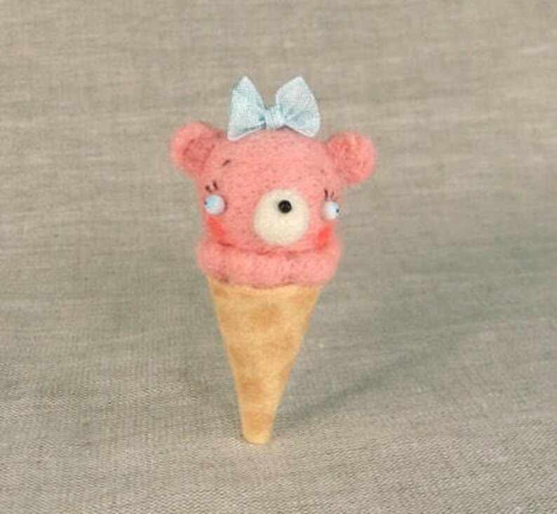 Ice Cream Cone Teddy Bear MADE TO ORDER Etsy