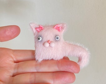 Bitty Kitty Cat  in Pink MADE TO ORDER