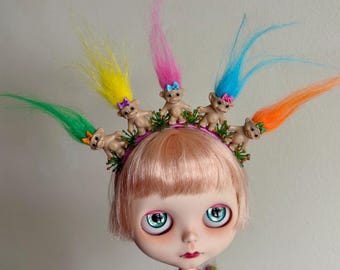 Lucky Trolls Headband for Blythe Dolls MADE TO ORDER
